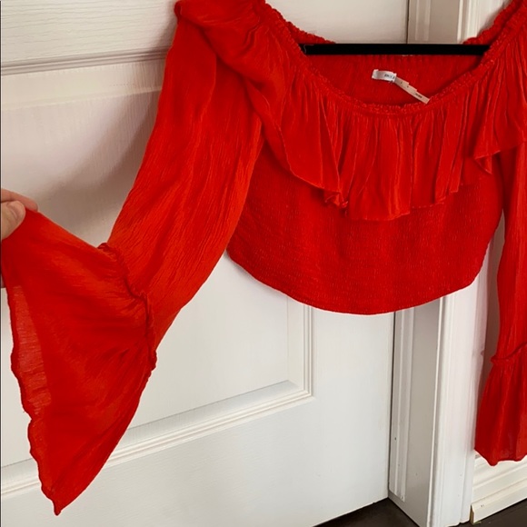 Urban Outfitters Kimchi Blue Off-the-shoulder Top - Picture 5 of 5